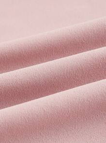 SHEIN MOD 夏季垂坠领黑色连体裤、复古蕾丝镂空、阔腿连体裤、婚礼女士连体裤、秋冬连体裤、教师服装、老款连体裤、商务休闲连体裤、早午餐连体裤、外出连体裤、正式连体裤 - 粉色 - 查看 3