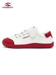 HOBIBEAR 1 双红白儿童运动鞋，柔软灵活的赤脚式户外步行鞋，适合男孩和女孩，防水简约北欧设计，适合幼儿 - 紅白色 - 查看 4