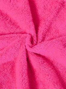 Sparklyn Teen Girl Random Print Hoodie Jacket - Black - View 7