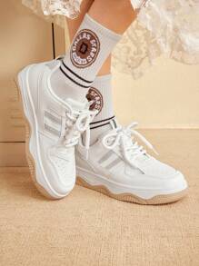 CUCCOO EASI 女士轻便防滑风格休闲户外都市运动鞋 - 白色 - 查看 4