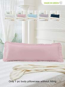 1 件蕾丝枕套，无填充，柔软透气，别致可爱装饰卧室宿舍必需品，四季床上用品套装 - 粉色 - 查看 2