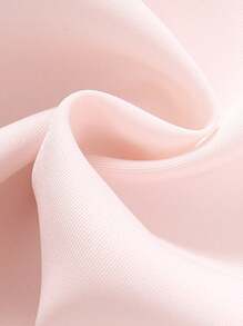 Baby Girl Casual Chic Ruffle Hem Design Puff Collar Blouse Top - Apricot - View 6