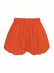 INAWLY Short décontracté uni grande taille, à porter au quotidien