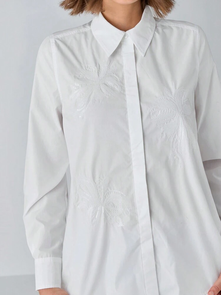 Fall Winter Women's Elegant Long Sleeve Single-Breasted Blouse, Fall Women Clothes,Fall Winter Women's Clothing