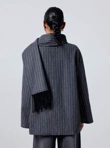 LYSMO Women Casual Wool Blend Coat Suitable For Everyday Wear, Modest Fashion