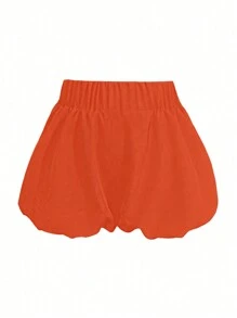 INAWLY Short décontracté uni grande taille, à porter au quotidien