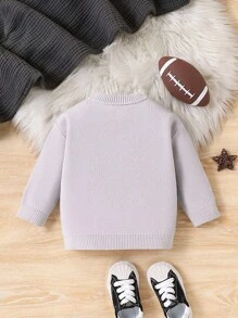 保暖男婴毛衣：强调毛衣的保暖性，让男婴即使在寒冷的季节也能感受到温暖 - 彩色 - 查看 2