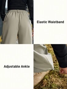 In My Nature Pantalones de carga casuales de unicolor para mujer, pantalones para exteriores