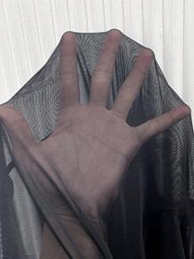 SHEIN EZwear 2pcs/Set Plus Size Women Solid Color Stirrup Footless Leggings, Autumn/Winter - Multicolor - View 8