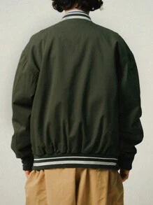 DAZY Men's Jacket & Coats - Casual & Fashionable Everyday Wear Fall,Winter - Green - View 2