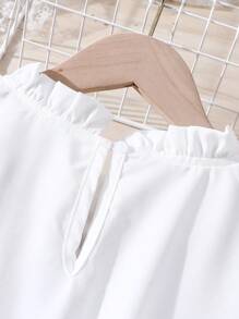 Teen Girl Elegant Lace Patchwork Color Block Mini Dress,Holiday Summer Travel - Red - View 7