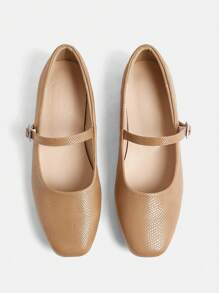 Dola Lovely Silver Square Toe Shallow Bowknot Mary Jane Flats, Fashion Women Shoes New Year Holiday