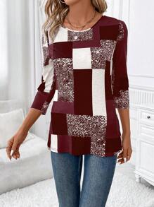 EMERY ROSE Women's Black Cat Graphic T-Shirt