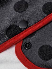 Betty Boop x SHEIN 卡通人物波点爱心图案撞色包边镂空沙滩巾，礼品，适用于家居浴室夏季，送礼佳品，派对、节日、情人节 - 彩色 - 查看 6