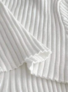 Celure Suéter de cuello redondo de manga larga ajustado de talla grande, versátil para uso diario, para el invierno