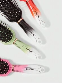 SHEIN 1入隨機顏色漸變迷你髮梳 - 彩色 - 查看 5