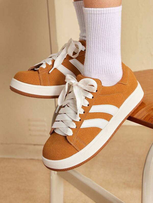 CUCCOO EASI Damen Lässig Alltags Kontrastfarben Sportschuhe für Damen Sneaker Frühjahrschuhe Oster Trainingsschuhe