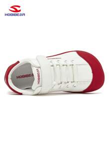 HOBIBEAR 1 双红白儿童运动鞋，柔软灵活的赤脚式户外步行鞋，适合男孩和女孩，防水简约北欧设计，适合幼儿 - 紅白色 - 查看 7