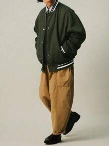 DAZY Men's Jacket & Coats - Casual & Fashionable Everyday Wear Fall,Winter - Green - View 4