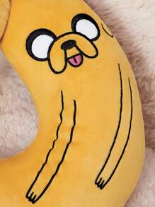 ADVENTURE TIME X SHEIN Embroidered Cartoon Pattern Travel Neck Travel Pillow, Gifts