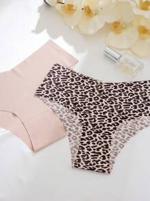 12 chiếc quần lót tam giác thiết kế đơn giản cho nữ, mặc thường ngày - Nhiều màu - Xem 5