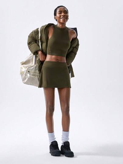 VARSITIE 秋冬装瑜伽基本款胸杯带女士运动套装