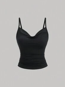 Sweetra Set 3 buc femei cu imprimeu leopard, decolteu în V, camisole, maiouri versatile, Y2K, imprimeu grafic cu ghepard