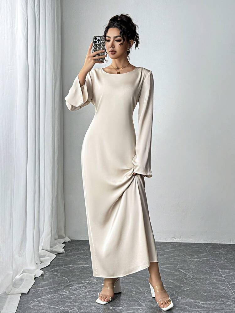 gold champagne bridesmaid dress KissProm Cowl Neck Sheath Corset in Champagne, / 12 wear neck drape detail NewMuSaleRemover Ball Gown Royal Blue Collar Size:17.5