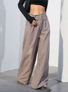 Aveloria Modichic Elegant Office Wear Loose Slimming Straight Comfortable Refined High-End Feel Pants