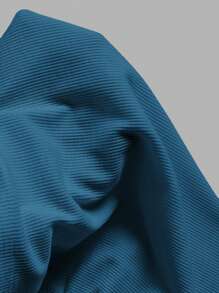 Slaydiva Áo ba lỗ trắng đơn giản, cổ chữ U khoét sâu và áo thun lưng chữ C - Màu xanh ngọc - Xem 5