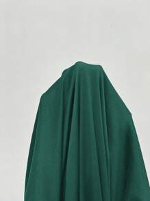 SHEIN Frenchy 大码立领褶皱修身 T 恤 - 墨綠色 - 查看 6