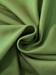 ROMWE MEN Street Life Men Autumn Letter & Five-Pointed Star Print Long Sleeve Zip Front Hoodie Sweatshirt - Green - View 5