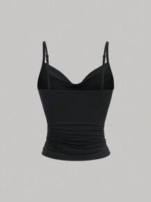 Sweetra Set 3 buc femei cu imprimeu leopard, decolteu în V, camisole, maiouri versatile, Y2K, imprimeu grafic cu ghepard