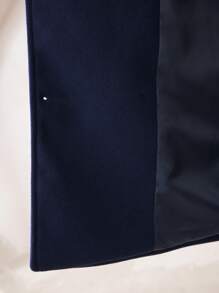 BizChic Blue Overcoat, Long Sleeve, Fashion Women's Outwear, Ladies' Office Blazer, Spring/Summer, Christmas Party, Thanksgiving, Women's Clothing - Navy Blue - View 9