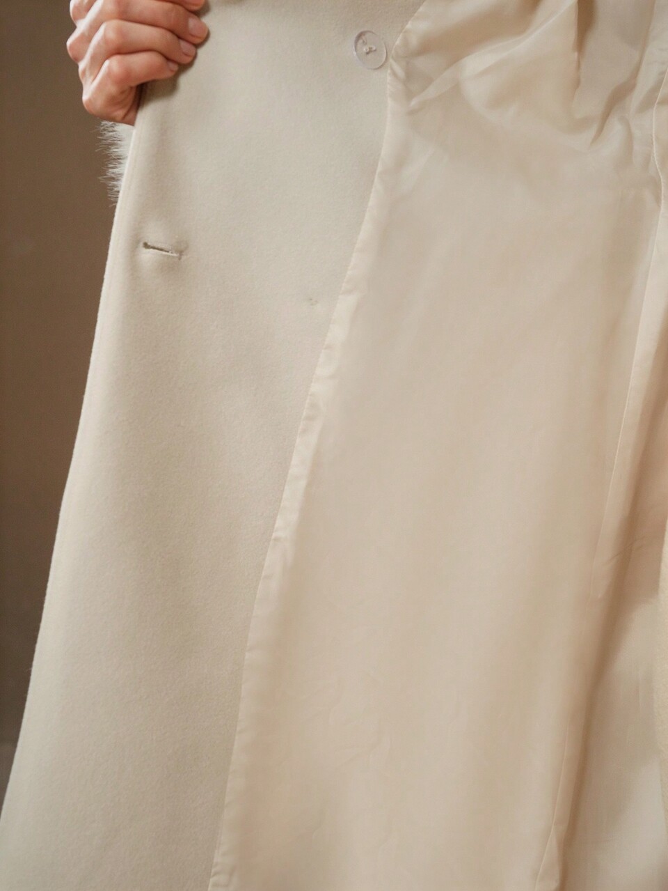 Fluffy Collar Thick Warm Long Belted Knitted Coat