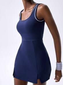 VARSITIE 秋冬服装 瑜伽和网球 基本款 女士运动连衣裙