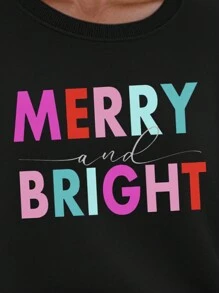 SHEIN LUNE Áo nỉ mỏng nhẹ, đa năng, phong cách tối giản Anh Quốc, thích hợp cho nữ, mặc đi nghỉ mát, thường ngày, thoải mái, dáng rộng, thời trang thu đông xuân, mặc ở nhà. - màu đen - Xem 4