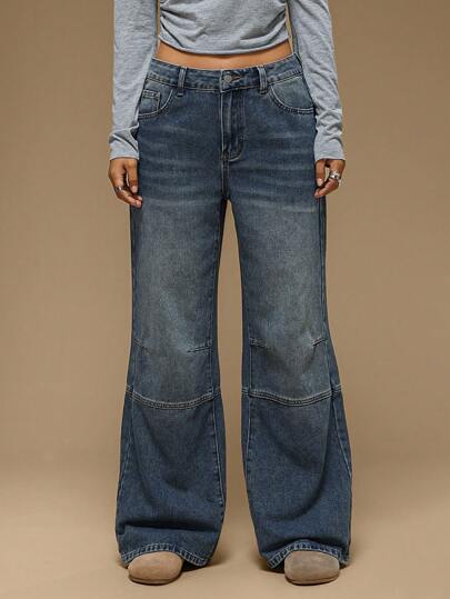 Forever 21 New Winter Low-Waisted Retro Washed Flared Jeans, Slimming Effect Winter Clothes Christmas Women Clothes Christmas Pants Thanksgiving Women New Years Thanksgiving Christmas Clothes Christmas S Holiday Women Clothing Winter Women Royal Blue Women Dress Denim Jeans Tall Women Pants Essential Y2k Jeans