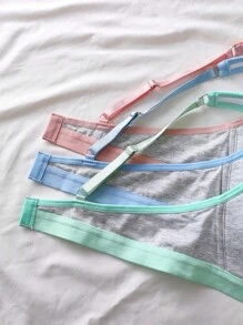 Bộ 3 quần lót thoải mái tối giản cho bé gái tuổi teen - Nhiều màu - Xem 5