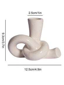 Cirelle 1pc Elegant Minimalist Ceramic Candle Stick Holder
Decor For Wedding, Dining, Party, And Home | Perfect Mother's Day, Graduation, And Housewarming Gift | Ideal For Summer Party Decor, High-End Hotel And B&B Supplies