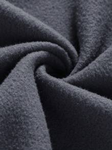 Manfinity EMRG Plus Size Men's Letter Graphic Long Sleeve Varsity Jacket, Campus Style - Multicolor - View 3