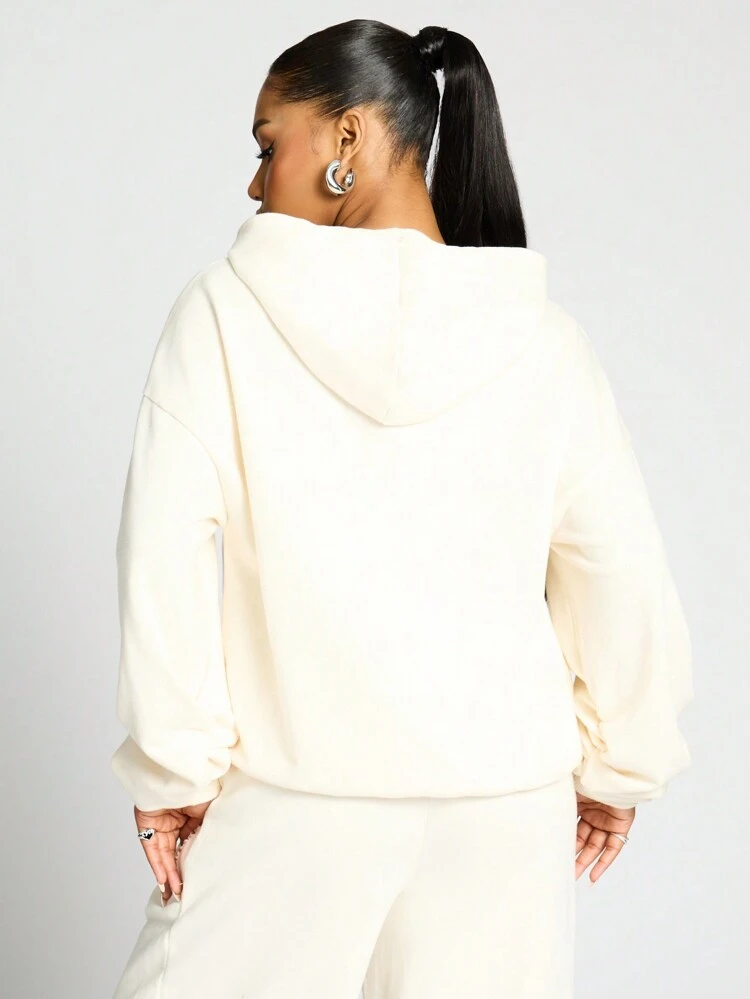SUMWON Moletom Premium Oversized Desgastado, Roupas de Lounge Esportivas, Confortável para Outono e Inverno, Casual, Treino, Roupas Esportivas, Ajuste Solto