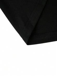 SHEIN Clasi Robe longue vintage élégante noire ajustée pour femmes de grande taille
