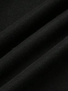 SHEIN LUNE 大码女式无袖修身优雅夹克（黑色）