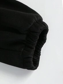 SHEIN Conjunto de 2 peças com Top Polo Listrada Formal + Calça Cargo para Meninos, Conjunto de Outono/Inverno na Moda para Meninos