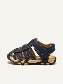 Cozy Pixies 1 par de sandalias planas de playa vintage y cómodas para niños con suelas de doble color, ideales para el verano