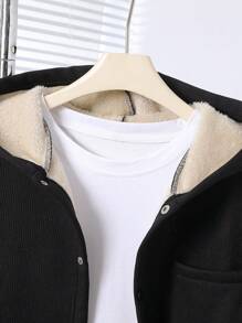 Teenager Casual Mid-Length Fleece Jacket - Multicolor - View 3