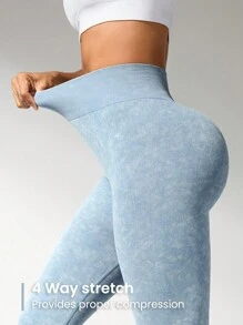 Easithlete 无缝拉绒高弹力女式运动裤