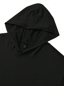 Manfinity Sport Corelite Boyfriend-Stil Herren Sweatshirt mit Stier-Kopf-Aufdruck, Langarm Kapuzensweatshirt, lässiger Fitness-Sport-Pullover für Laufen und aktive Freizeitbekleidung, Herren Kapuzenpullover im Ausverkauf, langärmelige Basis-Kapuzenjacke, Y2K Hoodies für Herren
