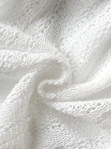 Soleia WYWH Women 2-Piece Set, Casual Knitted Textured Cute Outfit Suitable For Beach, Easter, Graduation, Wedding, Party Lunch, Garden Afternoon Tea - White - View 6